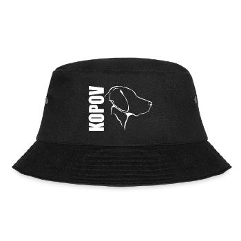 Slovensky KOPOV Profil Hunde Hund Wilsigns - Bucket Hat - Schwarz - Vorne - Lela (165cm)