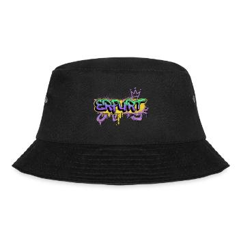 Erfurt Deutschland Stadt Graffiti Spray Sprayer - Bucket Hat - Schwarz - Vorne - Lela (165cm)