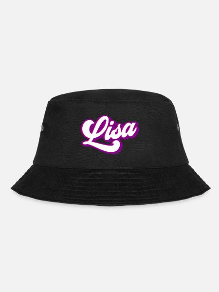 Lisa | Colors changeable - Bucket Hat - black
