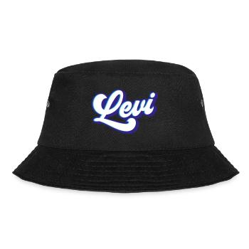 Levi | Farben änderbar - Bucket Hat - Schwarz - Vorne - Lela (165cm)