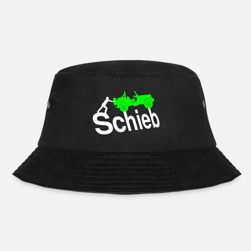 Schieb Jeep - Bucket Hat - Schwarz