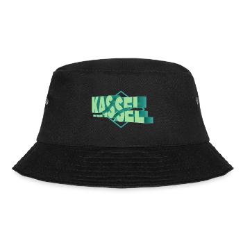 Kassel Deutschland Stadt 3D Schrift Skyline - Bucket Hat - Schwarz - Vorne - Lela (165cm)