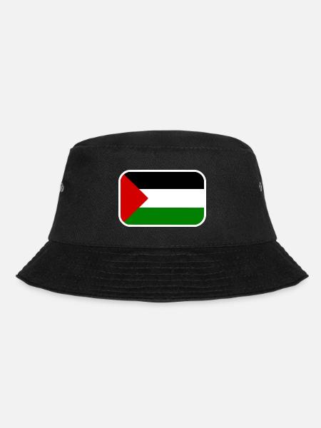 Free palestine - Bucket Hat - black