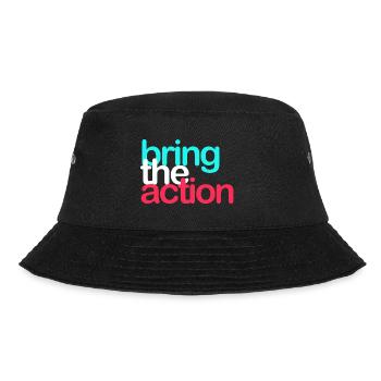 Bring the action! Meme Print - Bucket Hat - Schwarz - Vorne - Lela (165cm)