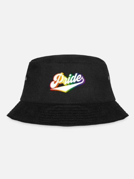 Pride Regenbogen LGBTQ - Bucket Hat - Schwarz