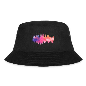 Rennes France City Skyline Splash Coloré - Bob - noir - Devant - Lela (165cm)