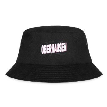 Oberhausen Deutschland Stadt Schrift Heimat Liebe - Bucket Hat - Schwarz - Vorne - Lela (165cm)