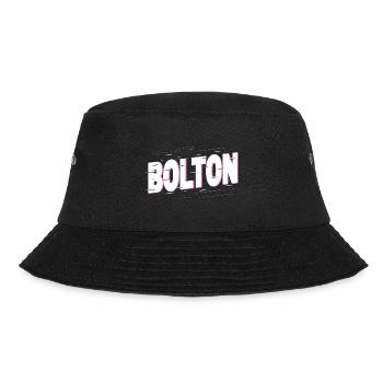Bolton England UK City Font Home Love - Bucket Hat - black - Front - Lela (165cm)