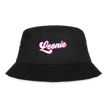 Leonie | Farben änderbar - Bucket Hat - Schwarz - Vorne - Lela (165cm)
