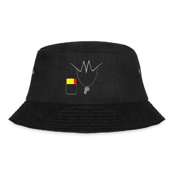 Schiedsrichter - Bucket Hat - Schwarz - Vorne - Lela (165cm)