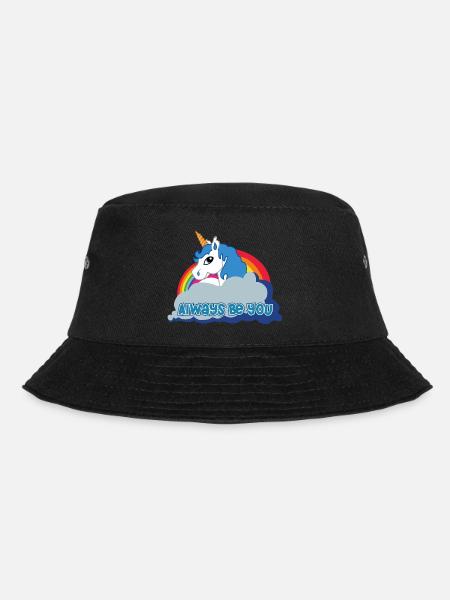Always be you (Unicorn) - Bucket Hat - Schwarz