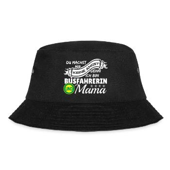 Ich bin Busfahrerin und Mama - Bucket Hat - Schwarz - Vorne - Lela (165cm)