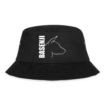 BASENJI PROFIL - Bucket Hat - Schwarz - Vorne - Lela (165cm)