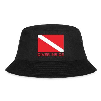 ScubaDiver Inside - Bucket Hat - black - Front - Lela (165cm)