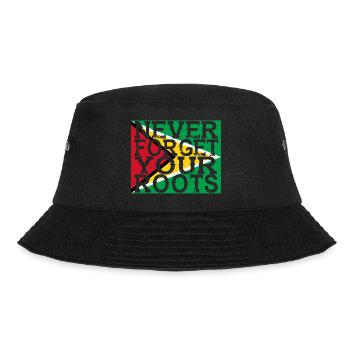 never forget roots home Guyana - Bucket Hat - black - Front - Lela (165cm)