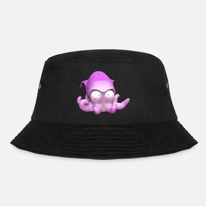 TintenfischMops - Bucket Hat - Schwarz