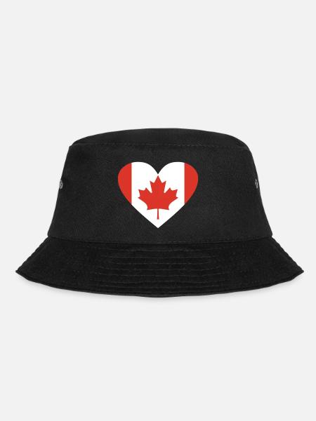Kanada - Bucket Hat - Schwarz