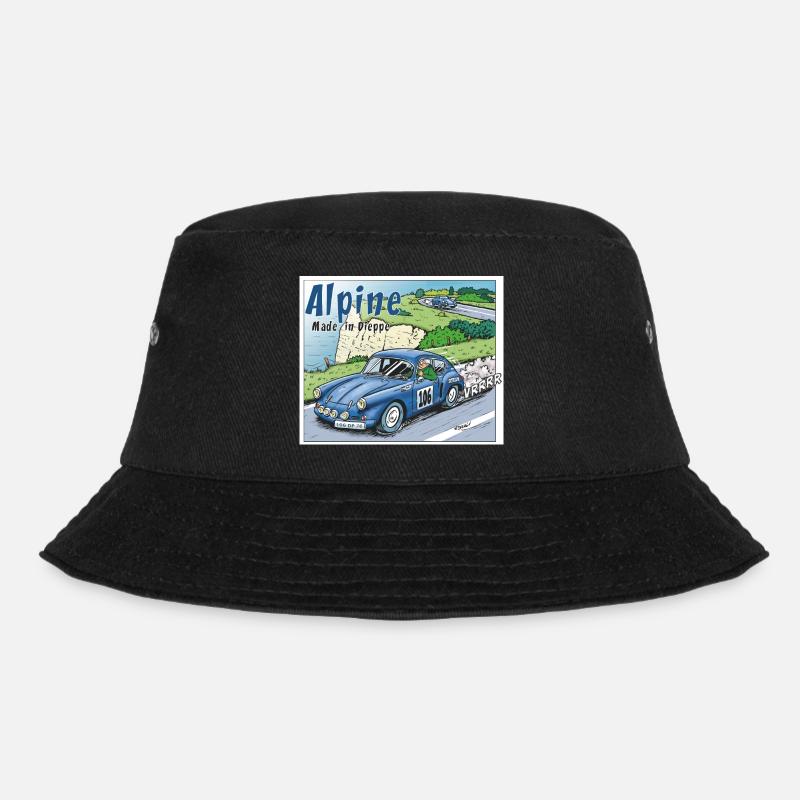 Polete in Alpin 106 - Bucket Hat - Schwarz