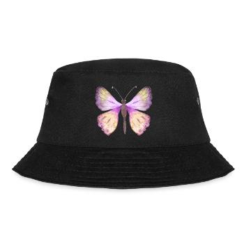 Butterfly Spring - Bucket Hat - black - Front - Lela (165cm)
