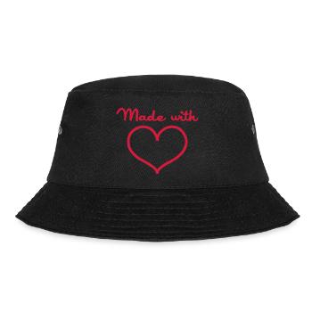 Made with love - Bucket Hat - Schwarz - Vorne - Lela (165cm)