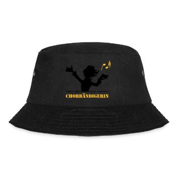 Chorbändigerin - Bucket Hat - Schwarz - Vorne - Lela (165cm)