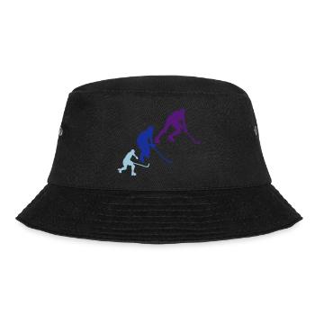 rink hockey silhouette animation - Bucket Hat - black - Front - Lela (165cm)