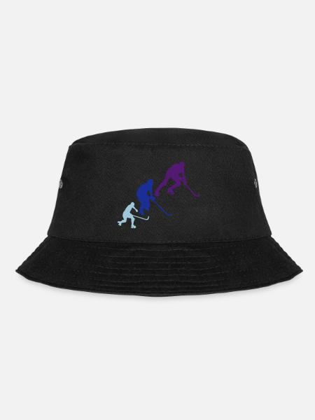 rink hockey silhouette animation - Bob - noir