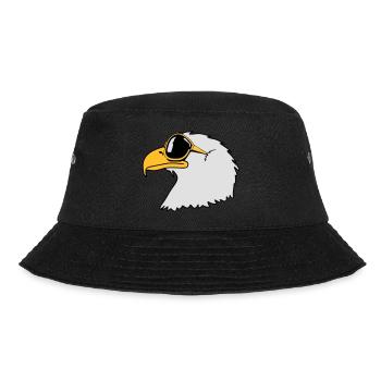 Drôle oiseau cool lunettes de soleil d'aigle - Bob - noir - Devant - Lela (165cm)