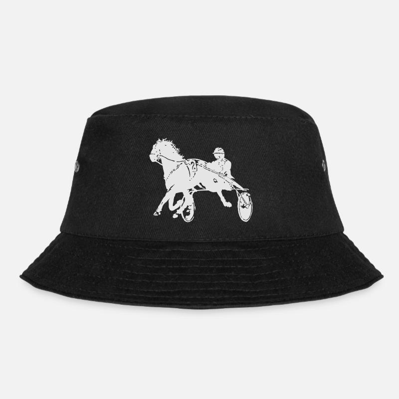 Courses de chevaux de trot - Bob - noir