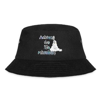 Warning the ice is melting !!! - Bucket Hat - black - Front - Lela (165cm)