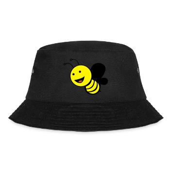 suesse_biene_02 - Bucket Hat - black - Front - Lela (165cm)