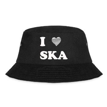 Ska t-shirt gift gift idea music ragga - Bucket Hat - black - Front - Lela (165cm)