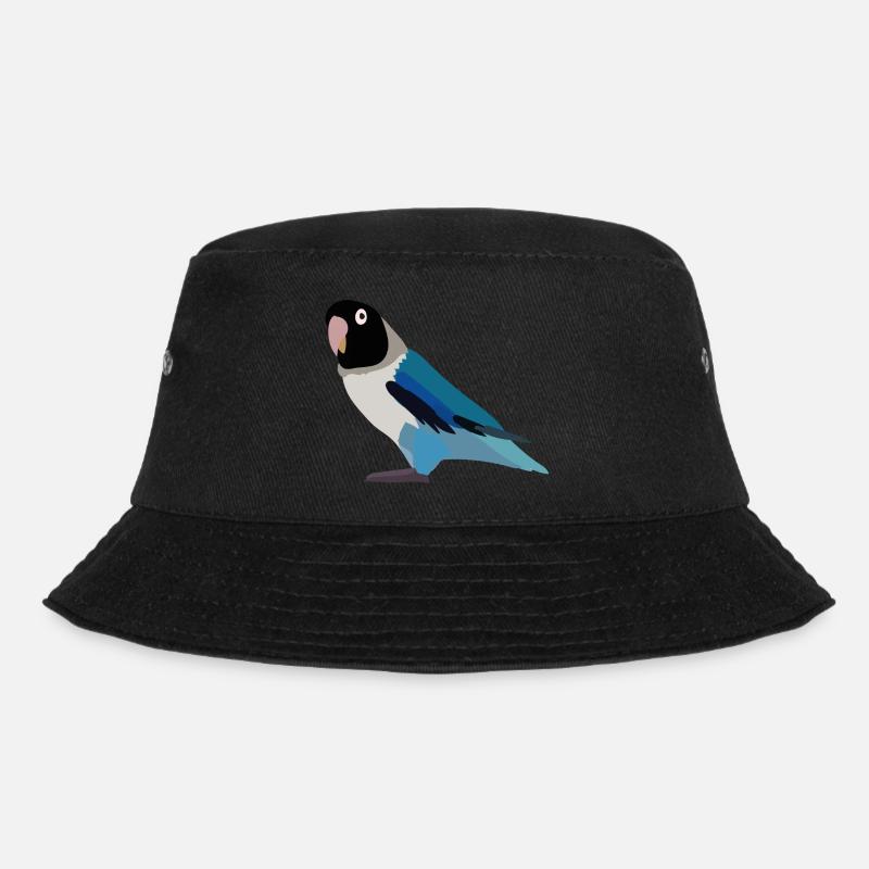 Perroquet noir bleu - Bob - noir