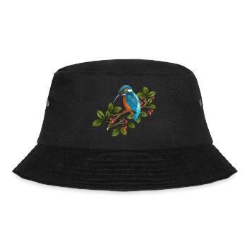 Bunte Vogel - Bucket Hat - Schwarz - Vorne - Lela (165cm)