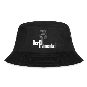 Der Patenonkel Pate Beste Onkel Geschenk - Bucket Hat - Schwarz - Vorne - Lela (165cm)