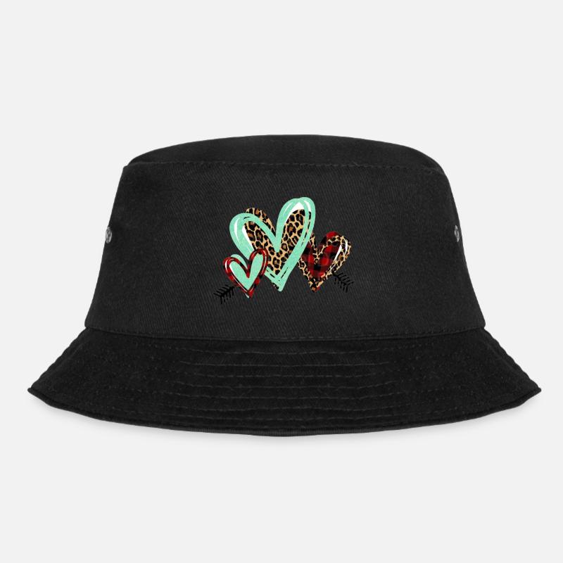CORAZON ANIMAL PRINT - Bucket Hat - black
