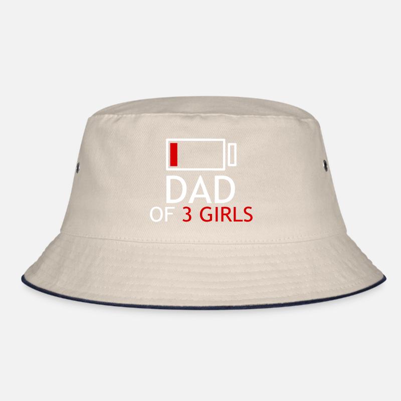Vater von 3 Mädchen Bucket Hat