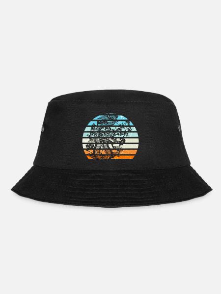 Chinesischer Drache - Bucket Hat - Schwarz