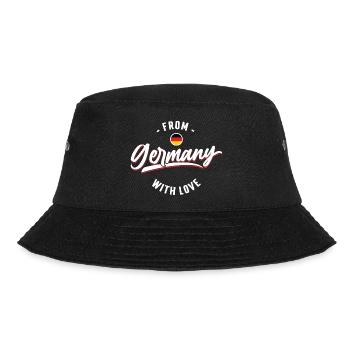 From Germany with love - Bucket Hat - Schwarz - Vorne - Lela (165cm)