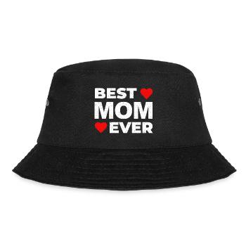 Best MOM Ever! Best Mother's Day Gift - Bucket Hat - black - Front - Lela (165cm)
