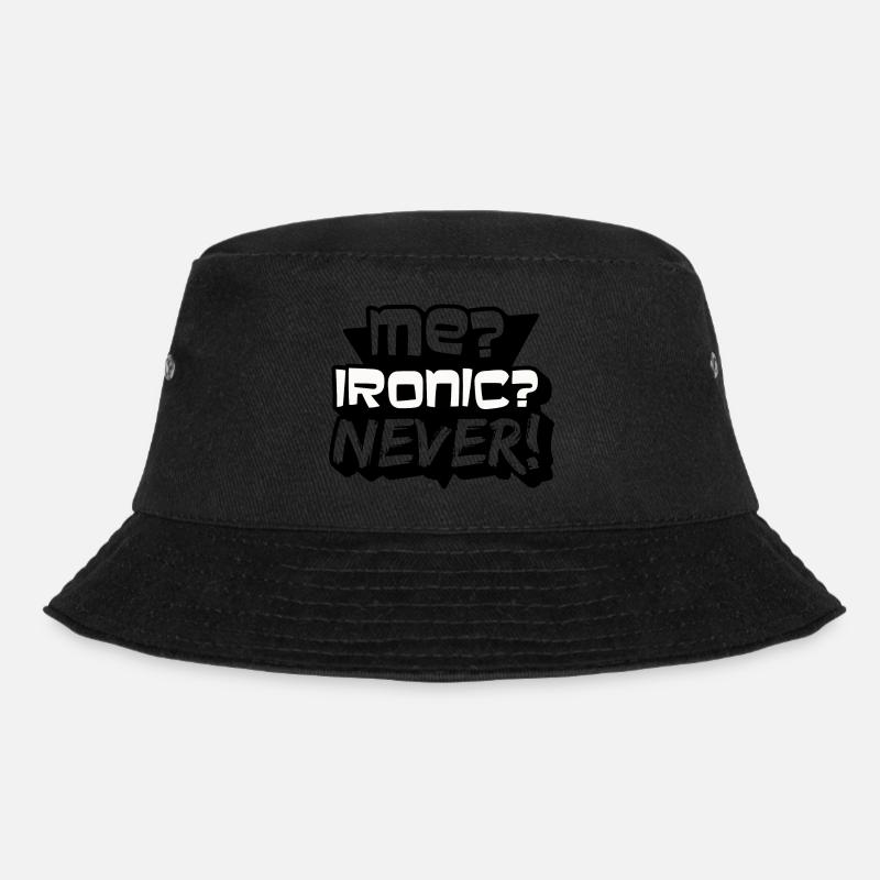 Ich bin doch nicht ironisch - Bucket Hat - Schwarz
