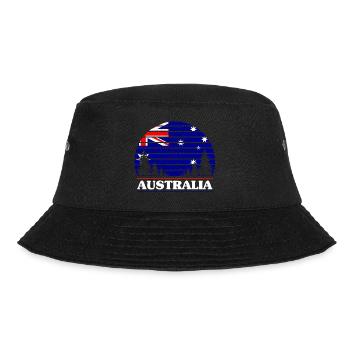 Australien - Bucket Hat - Schwarz - Vorne - Lela (165cm)
