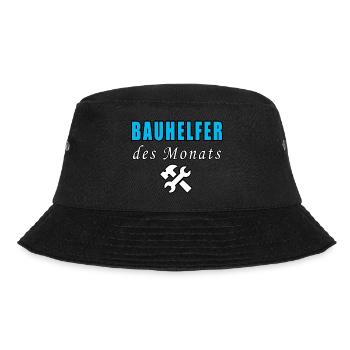 Bauhelfer Des Monats - Bucket Hat - Schwarz - Vorne - Lela (165cm)