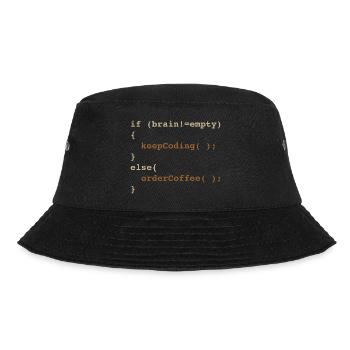 Developer Coffee - Bucket Hat - Schwarz - Vorne - Lela (165cm)