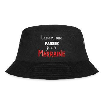 laisse-moi passer je suis marraine - Bob - noir - Devant - Lela (165cm)