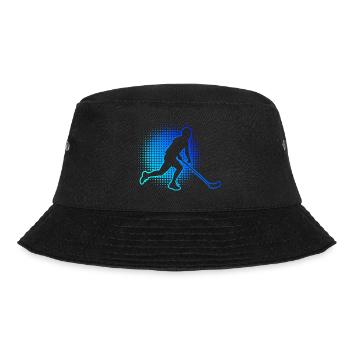 Floorball Unihockey Männer Jungen Innebandy Saliba - Bucket Hat - Schwarz - Vorne - Lela (165cm)