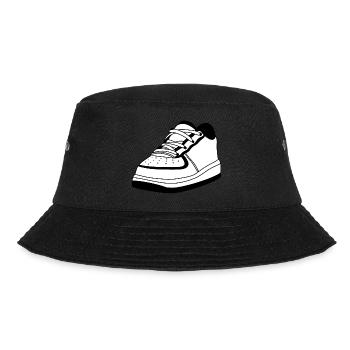 Sneaker black - Bucket Hat - Schwarz - Vorne - Lela (165cm)