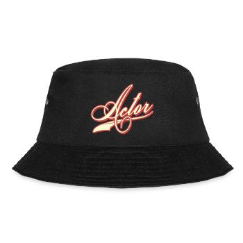 schauspieler hollywood actor best film blockbuster - Bucket Hat - Schwarz - Vorne - Lela (165cm)
