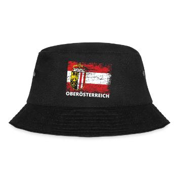Oberösterreich - Österreich Upper Austria / Linz - Bucket Hat - black - Front - Lela (165cm)