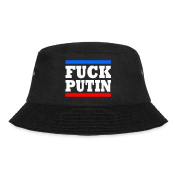 Fuck putin - Bucket Hat - black - Front - Lela (165cm)